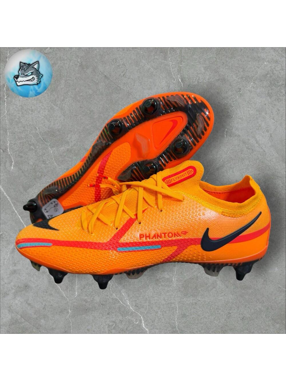 Nike Phantom GT2 Elite SG-Pro Orange Soccer Cleats Men's Size 7 DJ8041-809‎